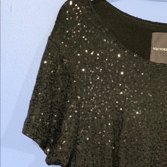 Victoria’s Secret Full Sequins XS Black Mini Dress - Picture 3 of 10